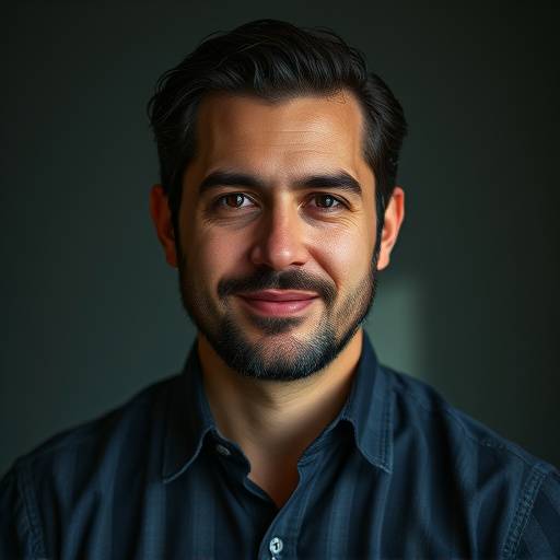 Retrato de Juan Garc铆a, Director de Producci贸n de Visionaria Films.