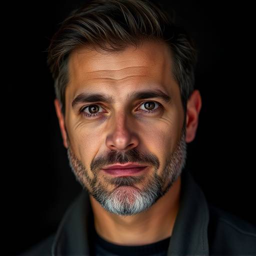 Retrato de Juan Garc铆a, Director de Producci贸n de Visionaria Films.